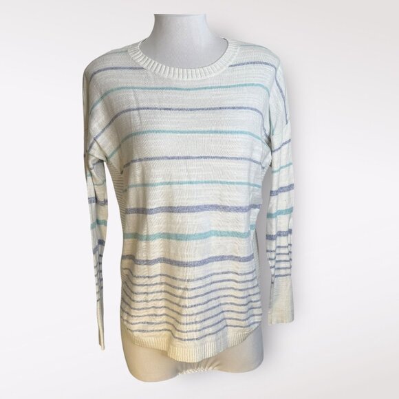Vineyard Vines Cotton Striped Pullover Sweater XS - Picture 1 of 5